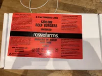 Sirloin Beef Burgers