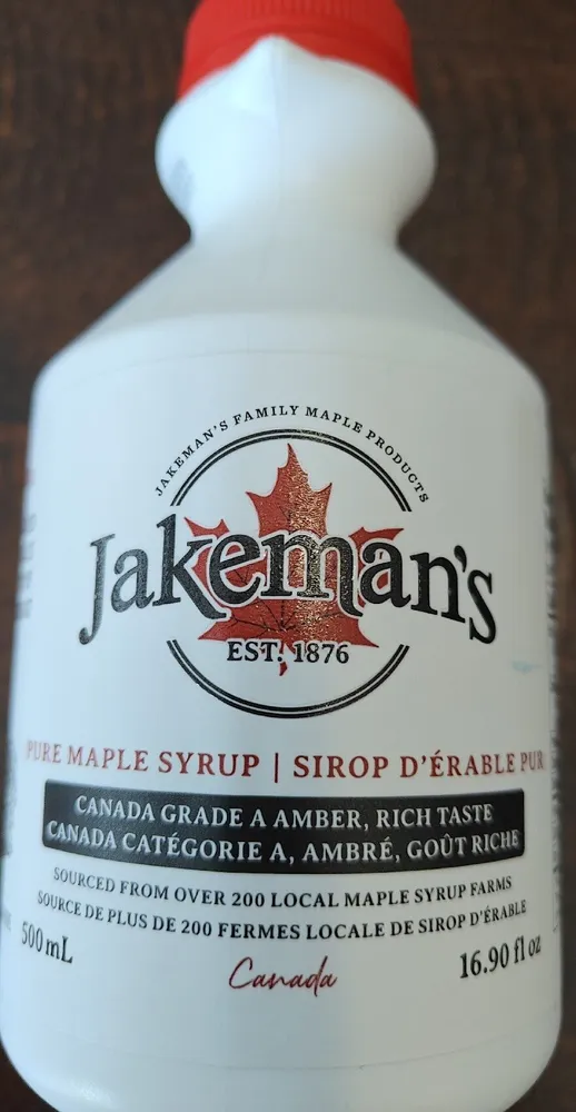 Sirop d'érable pur