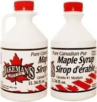 Jakeman's 100% Pure Maple Syrup In White Plastic Bottle, 1L