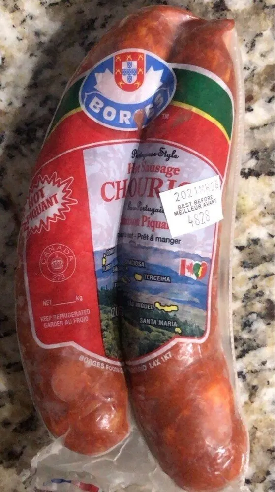 Portuguese Style Hot Chourico