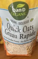 Dan D orangic quick oats