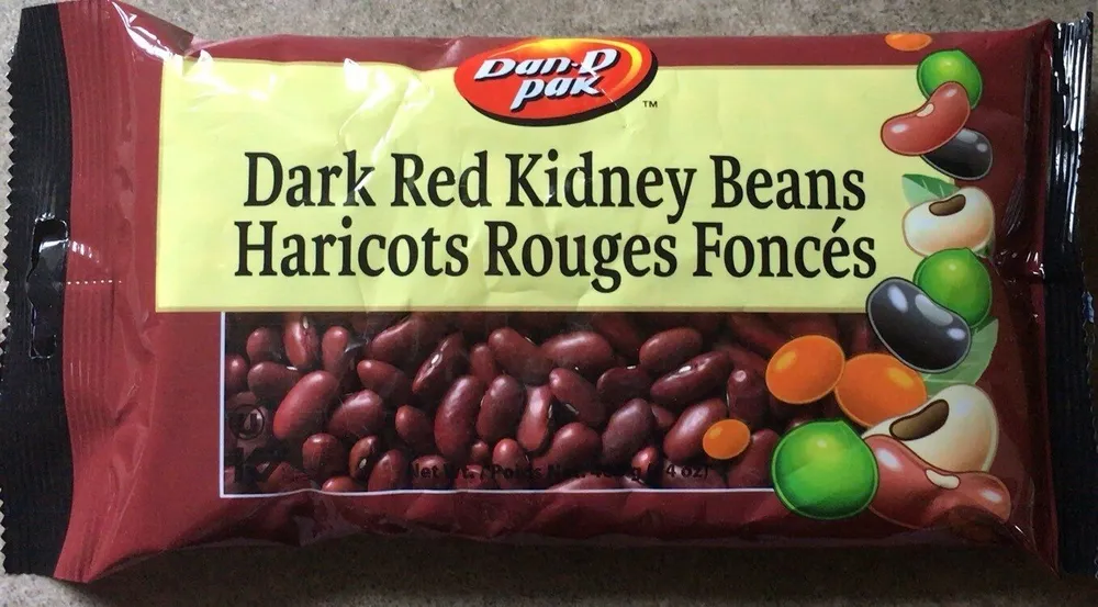 Dark res kidney beans