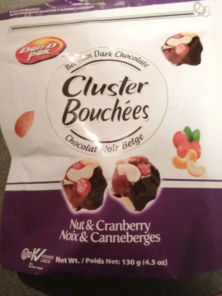 Bouchées noix et canneberges