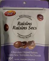 Milk chocolate Raisins