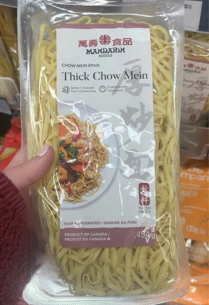 Thick chow mein