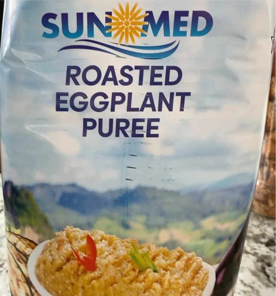 Roasted eggplant puree