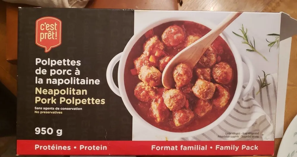 Polpette de porc a la napolitaine