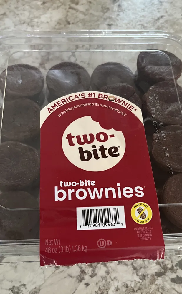 two-bite brownies