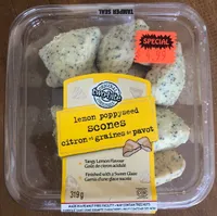 Lemon poppyseed scones