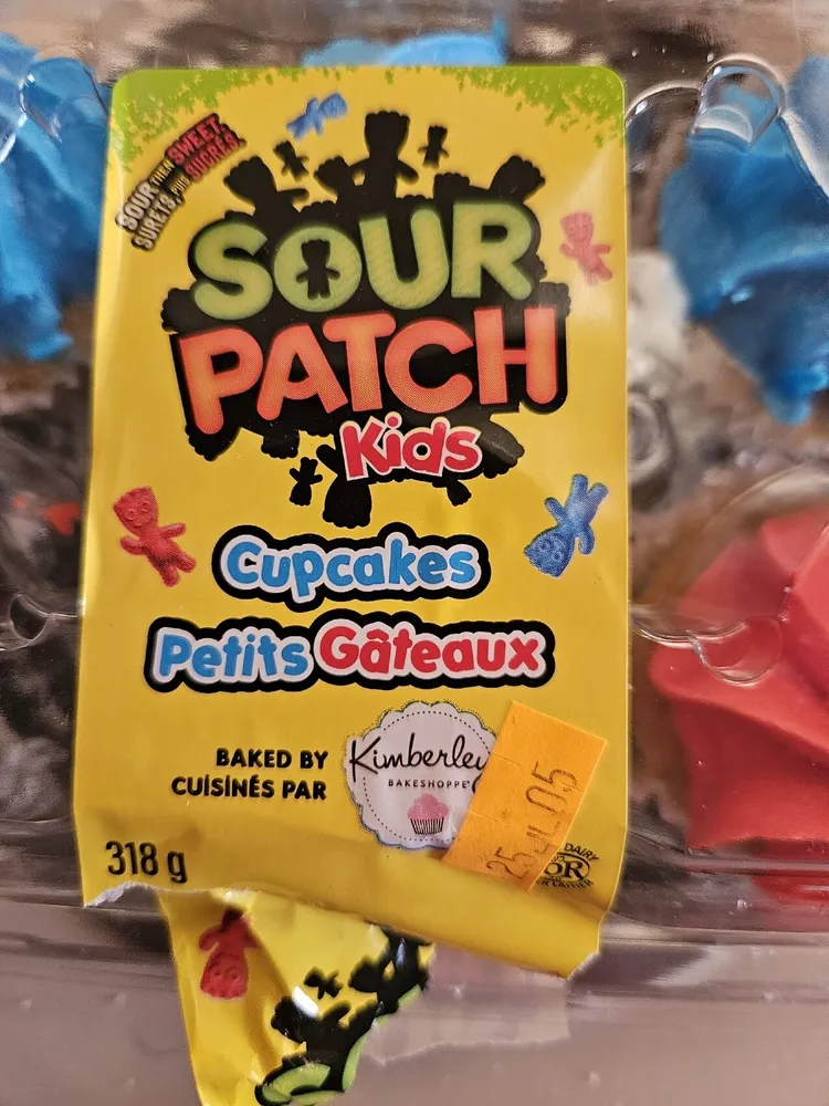 Sour Patch Kids Cupcakes