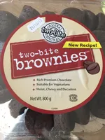 Two-bite brownies