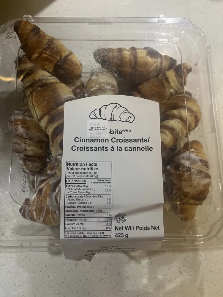 two-bite Cinnamon Croissants