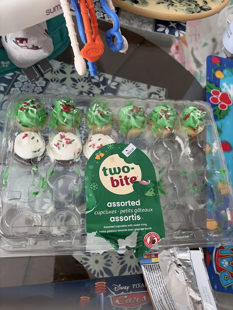 Assorted Cupcakes With Sweet Icing
