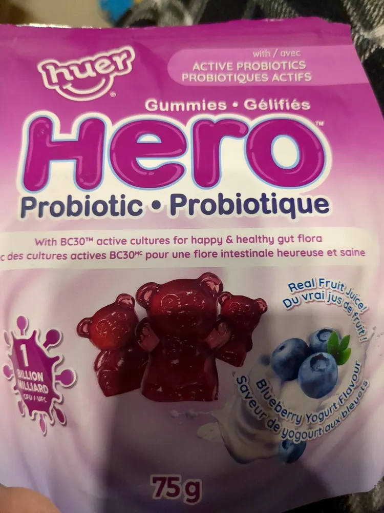 Hero Probiotic Gummies - Blueberry Yogurt