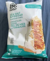 Sea salt & vinegar flavour chips