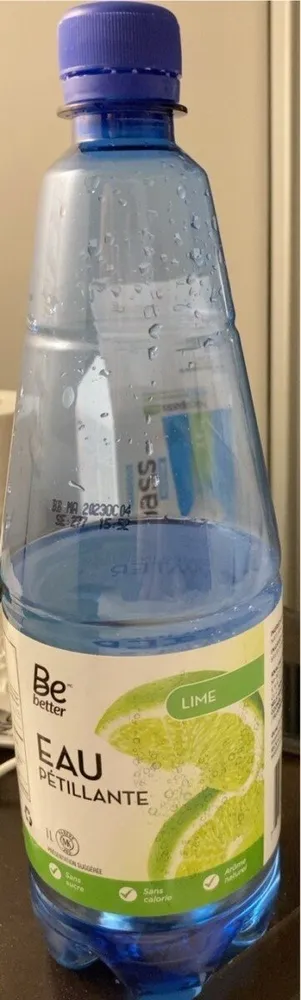 Eau petillante citron