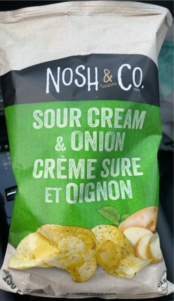 Croustilles crème sure et oignons