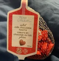 Soild Milk Chocolate Hearts