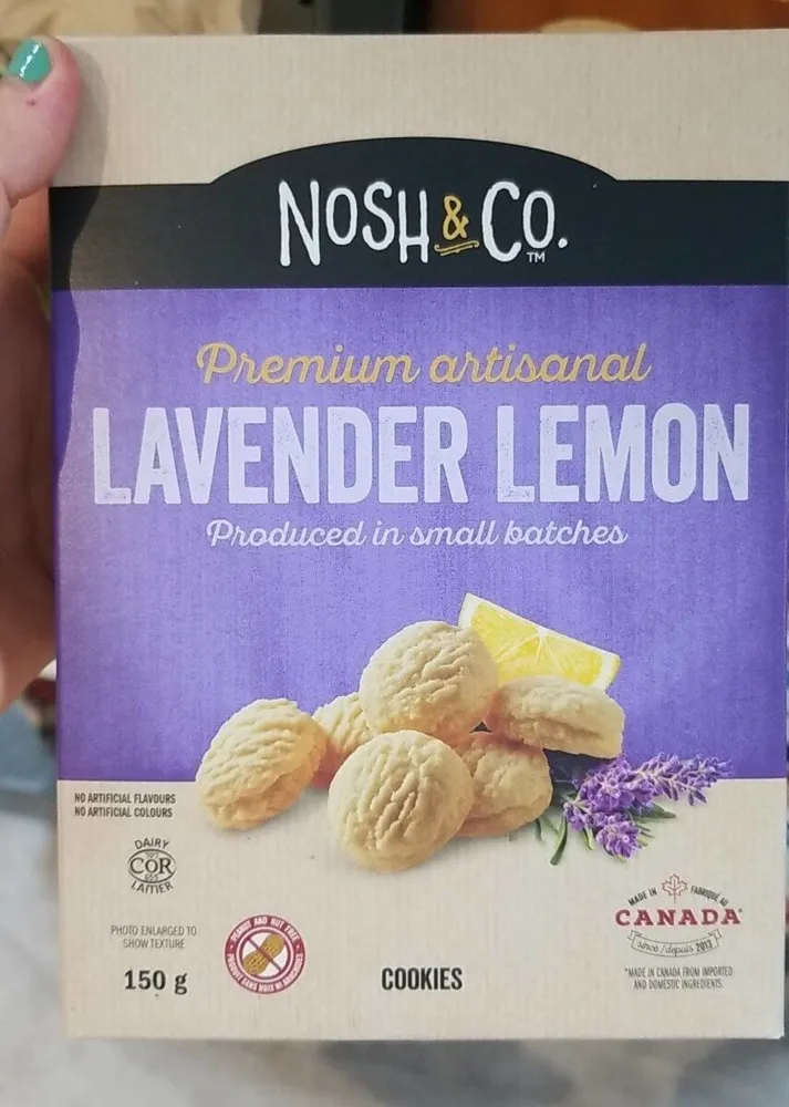 Cookies lavender lemon