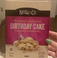 premium artisanal birthday cale cookies