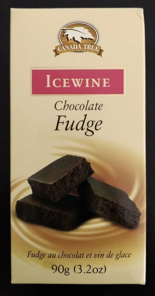 Fudge au chocolat et vin de glace