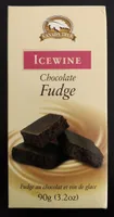 Fudge au chocolat et vin de glace
