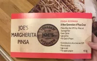 Joes margherita pizza