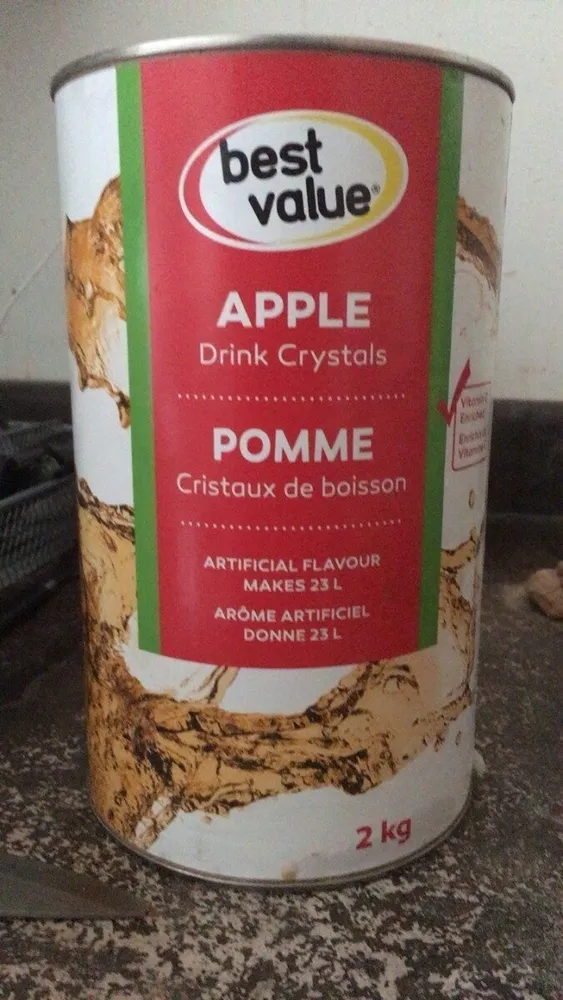 Apple drink crystals