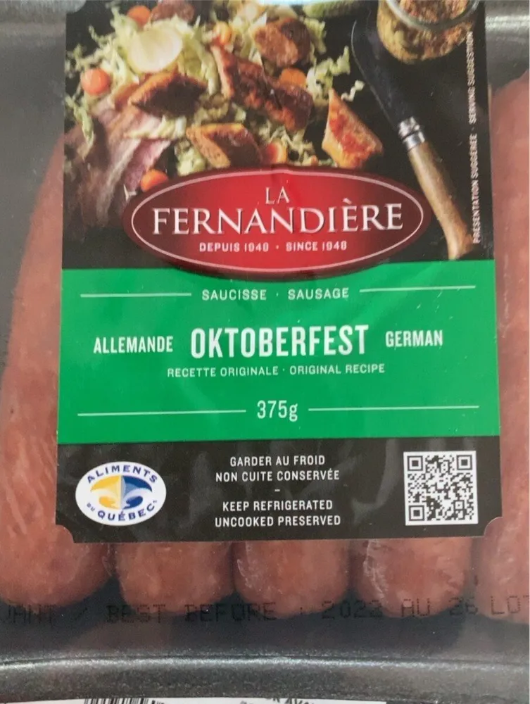 Saucisses Oktoberfest