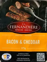 Saucisse bacon& chedar