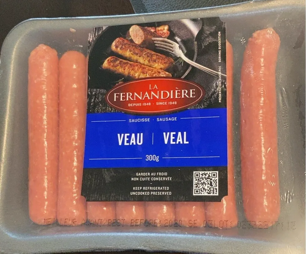 Saucisses au veau