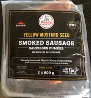 Yellow Mustard Seed Smoked Sausage