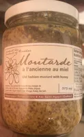 Moutarde à l’ancienne au miel