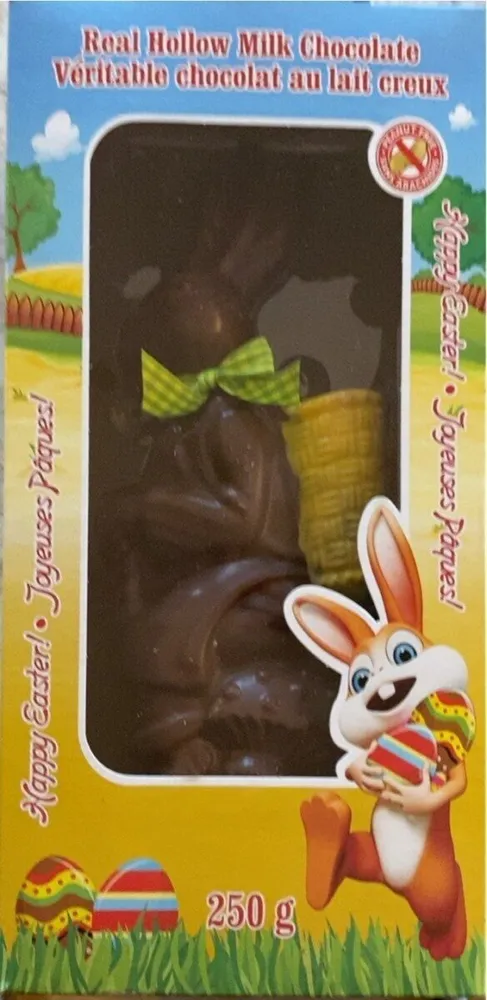 Véritable chocolat au lait creux