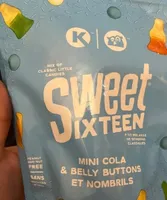 Mini cola bottles & belly buttons