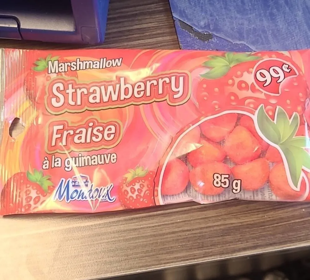 Fraise a la guimauves