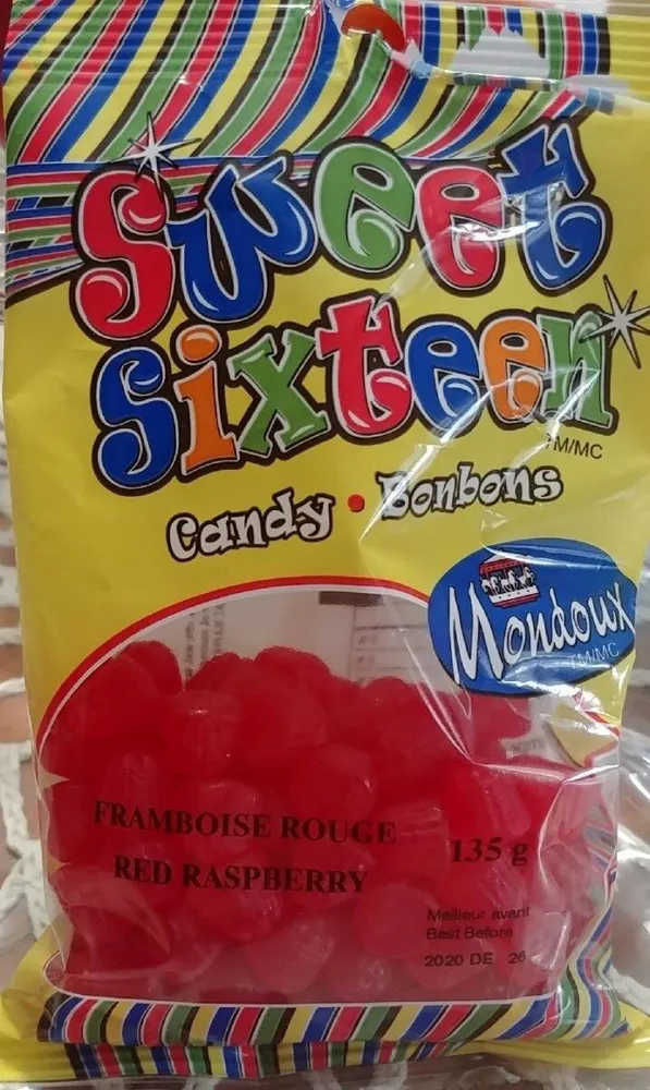Bonbons Framboise Rouge