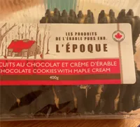 Biscuits au chocolat et creme d’erable