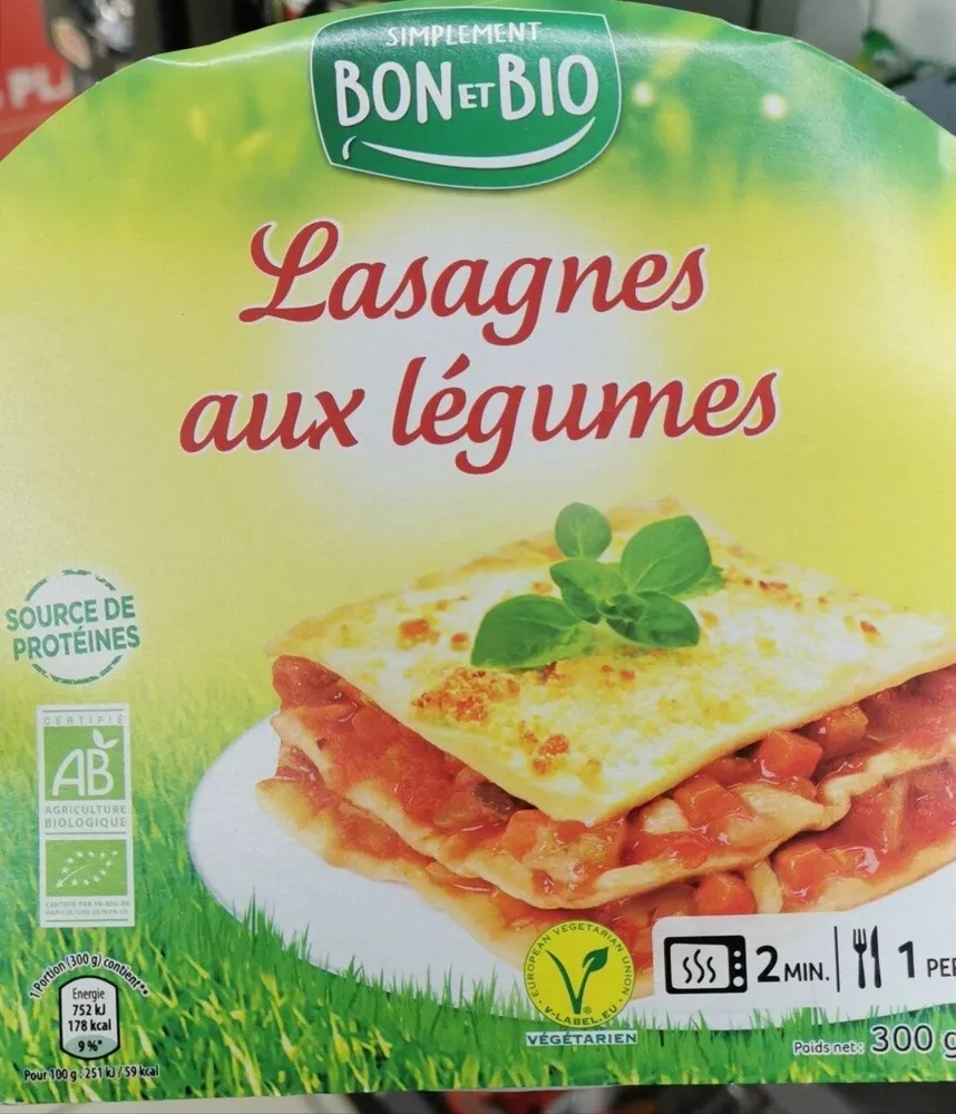 Lasagnes aux légumes