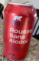 Bière rousse sans alcool