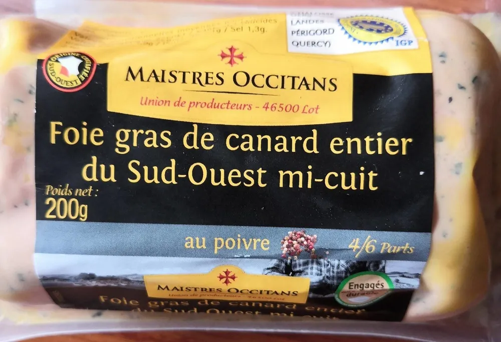 Foie gras de canard