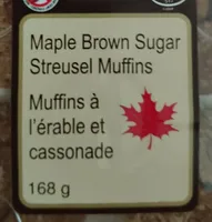 Muffins à l'érable et cassonade