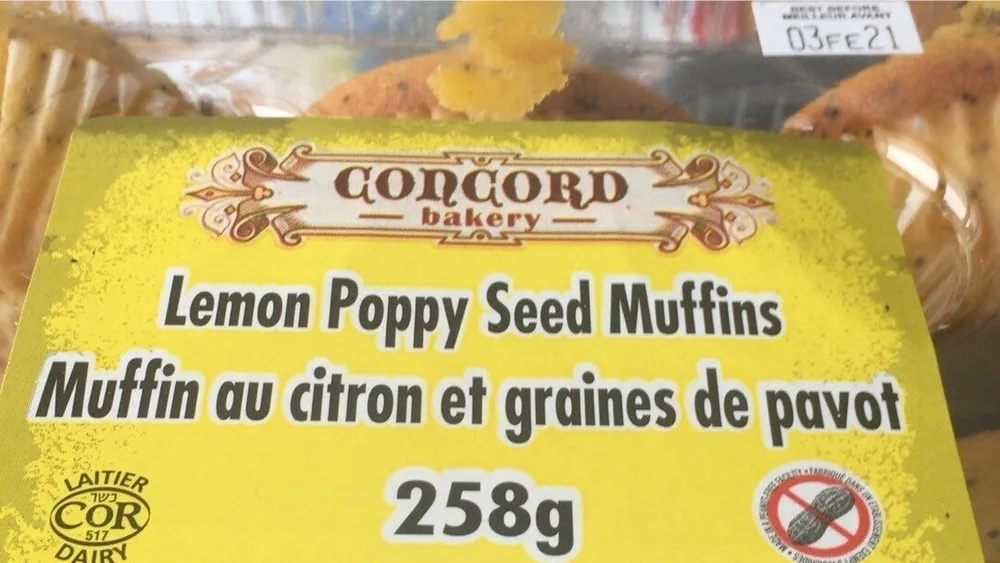 Muffins au citron et graines de pavot