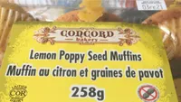 Muffins au citron et graines de pavot