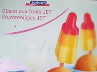 Glaces aux fruits jet
