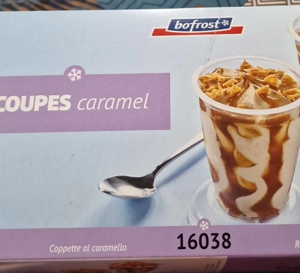 Coupes caramel