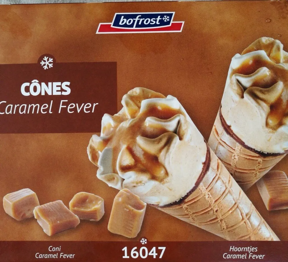 Cônes caramel fever