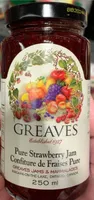 Greaves Pure Strawberry Jam