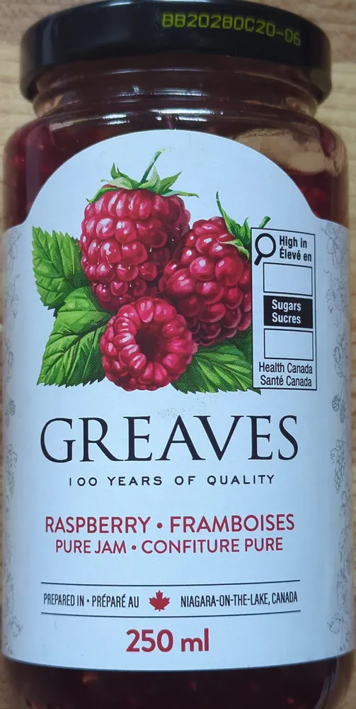 Pure Rasberry Jam