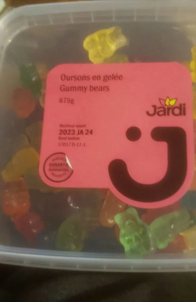 Oursons en gelée